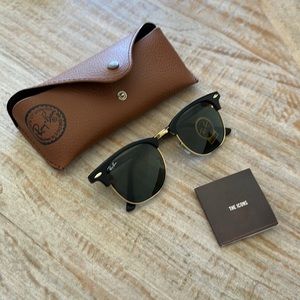Ray-Ban Clubmaster Classic Sunglasses - BRAND NEW - Stickers Still On